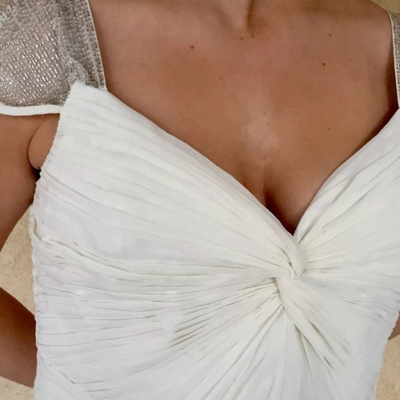 Ralph Lauren Evening Long Formal Wedding Silk Gown - Picture 6 of 8